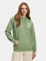 Roxy Bluza ERJFT04952 Zielony Regular Fit. Zielone bluzy bez kaptura damskie Roxy, m, z syntetyku. Za 149.99 zł.