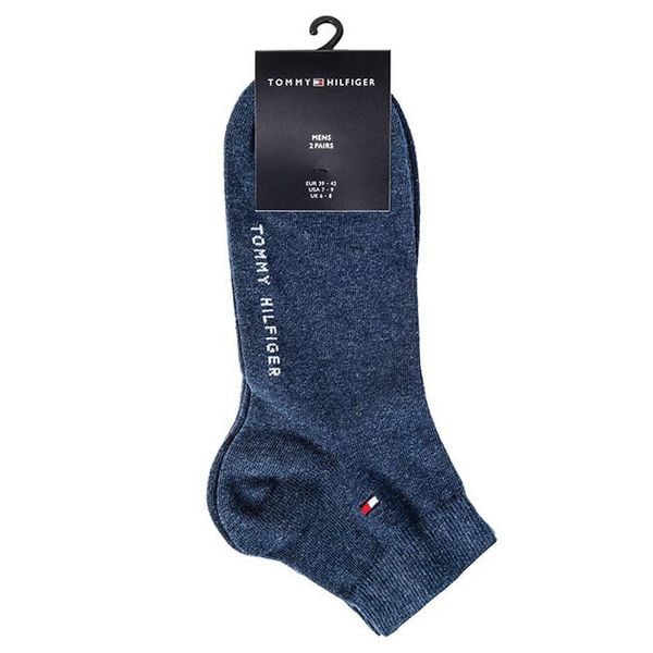 Skarpety krótkie Tommy Hilfiger. Niebieskie skarpetki męskie Tommy Hilfiger, bez wzorów. Za 59.99 zł.