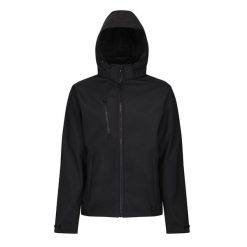 Męski Softshell Z Kapturem Venturer. Czarne kurtki softshell damskie Regatta, l, bez wzorów, z softshellu, z kapturem. Za 241.99 zł.