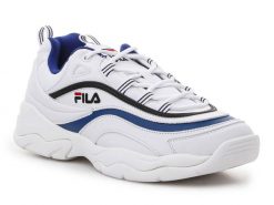 Buty do chodzenia męskie Fila Ray Low białe. Białe obuwie do biegania damskie Fila. Za 371.45 zł.