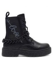 Nelli Blu Botki CS6169-02 Czarny. Czarne botki dziewczęce Nelli Blu, bez wzorów, z tworzywa sztucznego, bez ramiączek. Za 159.99 zł.