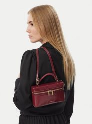 MICHAEL Michael Kors Torebka Jana 32F6G2RC5L Bordowy. Czerwone torebki klasyczne damskie MICHAEL Michael Kors, bez wzorów, bez dodatków. Za 989.99 zł.