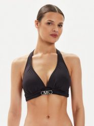 MICHAEL Michael Kors Góra od bikini MM7M161 Czarny. Czarne bikini damskie MICHAEL Michael Kors, bez wzorów. Za 309.99 zł.