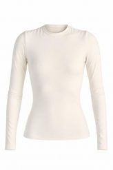 AT-004 TOP Sport White M. Białe topy sportowe damskie BARNETT, m, bez wzorów, bez ramiączek. Za 159.00 zł.