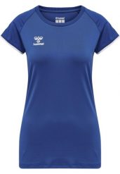 Koszulka damska Hummel hmlhmlCORE volley stretch. Niebieskie t-shirty damskie HUMMEL, l, bez wzorów, z dżerseju, bez ramiączek. Za 184.50 zł.