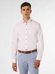 Finshley & Harding London Koszula Mężczyźni Slim Fit Bawełna biały, 43-44. Białe koszule męskie Finshley & Harding London, m, bez wzorów, z bawełny, bez kołnierzyka, bez ramiączek. Za 249.95 zł.