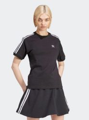 Adidas Koszulka w kolorze antracytowym rozmiar: L. Czarne bluzki damskie Adidas, l, bez wzorów, bez kołnierzyka. Za 111.59 zł.