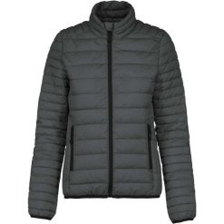 Damska kurtka puchowa Kariban Légère. Szare kurtki damskie KARIBAN, l, bez wzorów, z puchu, bez kaptura. Za 277.00 zł.
