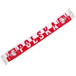 Szalik Reprezentacji Polski. Białe szaliki i kominy damskie PIKO SPORT, bez wzorów, z poliesteru. Za 39.99 zł.