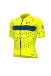 Koszulka rowerowa męska Alé Stars. Niebieskie t-shirty sportowe męskie ALÉ CYCLING, na lato, l, z elastanu, bez ramiączek, rowerowe. Za 219.99 zł.