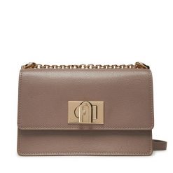Torebka Furla. Szare torebki klasyczne damskie Furla, bez wzorów, wizytowe, bez kołnierzyka, bez ramiączek. Za 1,049.00 zł.