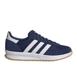 Buty adidas Run 70s 2.0 IH8586 granatowe niebieskie. Niebieskie buty sportowe na co dzień męskie z gumy, bez zapięcia, na fitness i siłownię. W wyprzedaży za 362.20 zł.