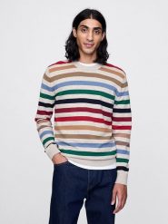 GAP Sweter w kolorze beżowym rozmiar: XXL. Brązowe swetry męskie GAP, xxl, bez wzorów, bez kołnierzyka. Za 74.63 zł.