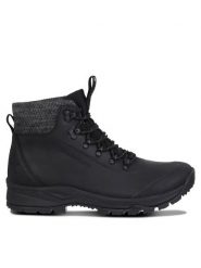 Luhta Trapery Rohkea 78500 400 L Czarny. Czarne buty zimowe męskie Luhta, ze skóry, bez zapięcia. Za 419.99 zł.