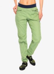 Spodenki wspinaczkowe damskie La Sportiva Roots Shorts. Zielone szorty damskie La Sportiva, bez wzorów, z bawełny, eleganckie. Za 263.99 zł.