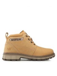CAT Footwear Trapery Gold Rush 723788 Brązowy. Brązowe buty zimowe męskie CAT Footwear, z nubiku, bez zapięcia. Za 509.99 zł.