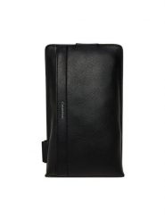 Calvin Klein Saszetka Raised Square Sling LV04D3271G Czarny. Czarne saszetki męskie CALVIN KLEIN, ze skóry. Za 209.99 zł.