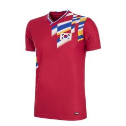 Koszulka piłkarska retro dla dorosłych Korea Południowa 1994 - Czerwony. Czerwone t-shirty sportowe męskie COPA FOOTBALL, m, bez ramiączek, do piłki nożnej. Za 254.34 zł.