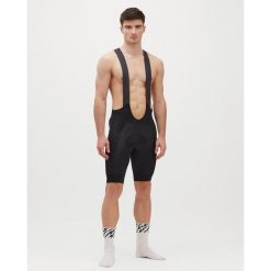 Spodenki rowerowe (na szelkach) męskie SILVINI Men Bib shorts GAVIA. Czarne szorty męskie Silvini, bez wzorów. Za 589.20 zł.