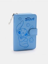 Portfel Stitch - błękitny. Niebieskie portfele damskie Sinsay, bez wzorów. Za 29.99 zł.