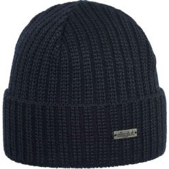 Czapka Eisglut Jocheng Merino. Niebieskie czapki męskie EISGLUT, bez wzorów, z materiału, eleganckie. Za 216.00 zł.