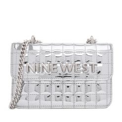 Torebka Nine West. Szare torebki klasyczne damskie Nine West, bez wzorów, wizytowe, bez kołnierzyka, bez ramiączek. Za 209.99 zł.