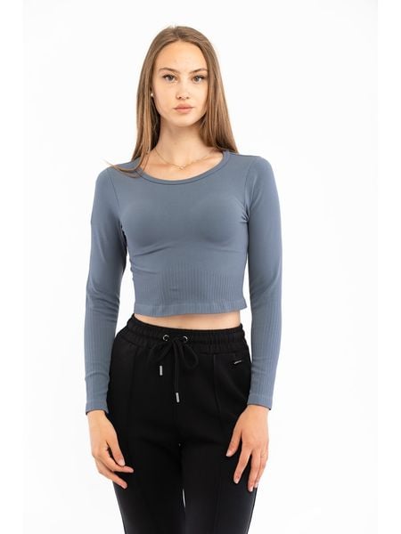 Stronger Koszulka sportowa "Smooth" w kolorze szarym rozmiar: S. Szare bluzki sportowe damskie Stronger, s, z materiału, bez kołnierzyka, bez ramiączek. Za 83.95 zł.