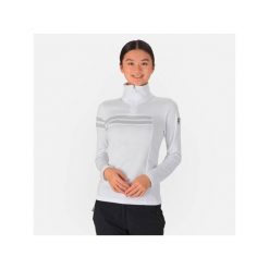 Koszulka narciarska damska Rossignol W RESORT 1/2 Zip termiczna biały. Białe bielizna termoaktywna damska Rossignol, l, bez wzorów, z materiału. W wyprzedaży za 561.40 zł.