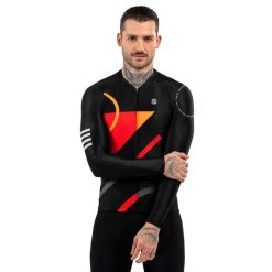 Męska koszulka rowerowa z krótkim rękawem Kolarstwo Siroko M2 Arizona. Czarne t-shirty sportowe męskie SIROKO, m, z jersey, bez ramiączek, rowerowe. Za 381.00 zł.