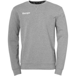 Sweter treningowy Kempa. Szare swetry męskie KEMPA, bez wzorów, bez kołnierzyka. Za 187.00 zł.