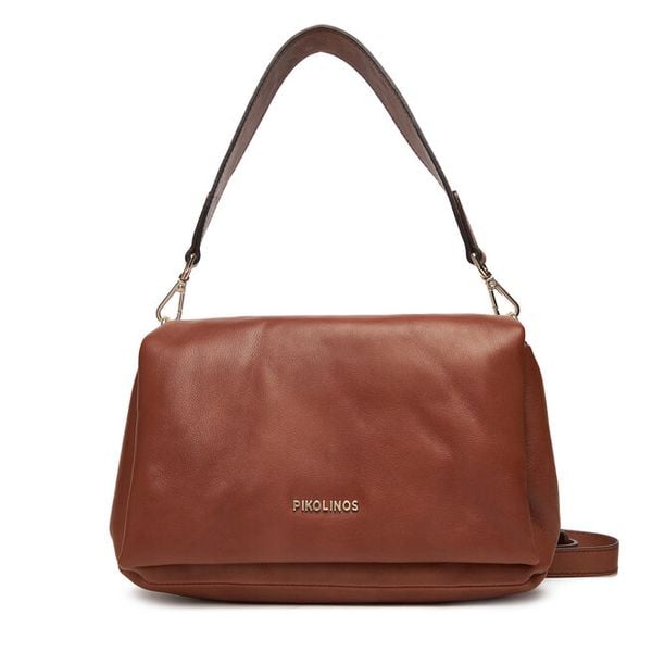 Torebka Pikolinos. Brązowe torebki klasyczne damskie Pikolinos, bez wzorów, bez dodatków. Za 709.99 zł.