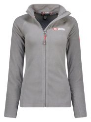 Canadian Peak Kurtka polarowa "Tugeak" w kolorze szarym rozmiar: S. Szare kurtki damskie Canadian Peak, s, bez wzorów, z materiału, bez kaptura. Za 117.45 zł.