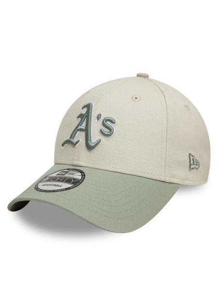 New Era Czapka z daszkiem Oakland Athletics World Series Patch 9FORTY 60595244 Beżowy. Brązowe czapki z daszkiem damskie New Era, bez wzorów, z bawełny. Za 109.99 zł.