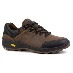 KENT Buty męskie trekkingowe 515 brązowe. Brązowe buty trekkingowe męskie na jesień, z jeansu, bez zapięcia. Za 351.82 zł.