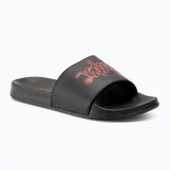 Klapki damskie Lee Cooper LCW-24-42-2483. Czarne klapki damskie COOPER, bez wzorów, z materiału, bez obcasa. Za 82.95 zł.