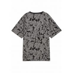 Damska koszulka ESS NATURE 2.0 Relaxed AOP PUMA Black. Czarne bluzki damskie Puma, l, bez wzorów, z gumy, bez ramiączek. W wyprzedaży za 79.00 zł.