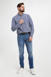 Koszula męska w kratkę ARMANI EXCHANGE. Koszule męskie Armani Exchange, m, bez wzorów, bez kołnierzyka, bez ramiączek. W wyprzedaży za 321.30 zł.