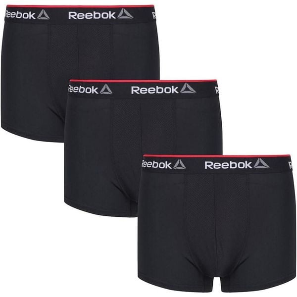 Sportowe Bokserki Męskie Redgrave (zestaw 3 Sztuk). Czarne kąpielówki męskie Reebok, m. Za 254.99 zł.