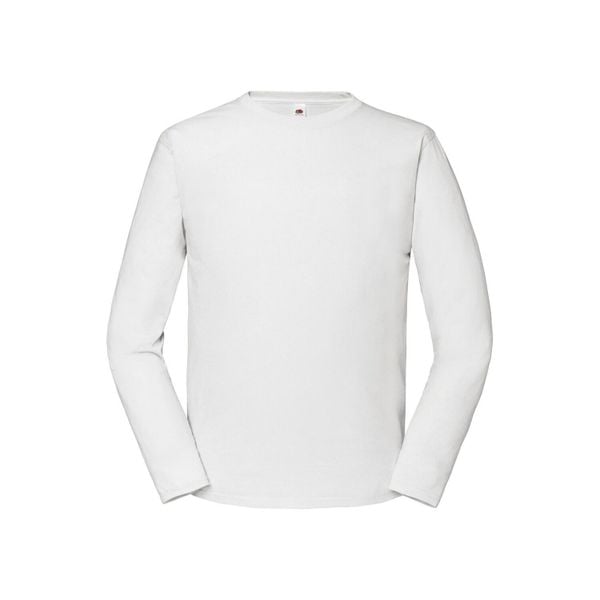 Koszulka Z Długim Rękawem Unisex Adult Iconic 190. Białe bluzki damskie Fruit of the Loom, xl, bez wzorów, sportowe, bez kołnierzyka, bez ramiączek. Za 51.99 zł.