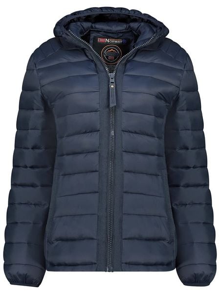 Geographical Norway Kurtka pikowana "Carlitilimo" w kolorze granatowym rozmiar: XXL. Niebieskie kurtki damskie Geographical Norway, xxl, bez wzorów, bez kaptura. Za 157.73 zł.
