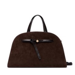 Torebka Tory Burch. Brązowe torebki klasyczne damskie Tory Burch, bez wzorów, bez dodatków. Za 2,634.00 zł.