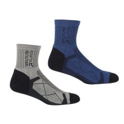 Outdoor Active Męskie skarpety turystyczne 2 pary. Niebieskie skarpetki męskie Regatta, bez wzorów. Za 119.95 zł.