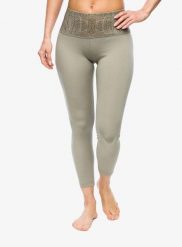 Legginsy damskie Super.natural Arabesque Tights. Zielone legginsy sportowe damskie Super.natural, m, bez wzorów, z materiału, na fitness i siłownię. Za 241.99 zł.
