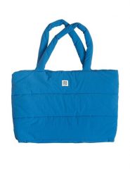 MOSS COPENHAGEN Shopper bag w kolorze niebieskim - 54 x 32 cm rozmiar: onesize. Niebieskie shopper bag damskie MOSS COPENHAGEN, bez wzorów, z materiału, na ramię, bez dodatków. Za 175.67 zł.