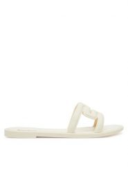 Melissa Klapki Melissa M Slide Ad 36148 Biały. Białe klapki damskie Melissa, bez wzorów, z tworzywa sztucznego, bez obcasa. Za 169.99 zł.