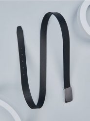 Pasek - czarny. Czarne paski męskie Sinsay, bez wzorów. Za 19.99 zł.