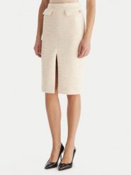 Babylon Spódnica midi S00601 Écru Regular Fit. Spódniczki damskie Babylon, s, bez wzorów, z syntetyku, midi. Za 959.99 zł.