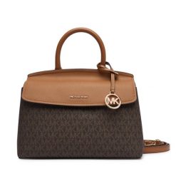 Torebka MICHAEL Michael Kors. Brązowe torebki klasyczne damskie MICHAEL Michael Kors, bez wzorów, bez dodatków. Za 1,019.00 zł.