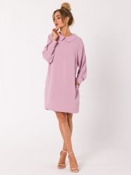 Made of emotion Sukienka w kolorze jasnoróżowym rozmiar: XL. Różowe sukienki damskie Made Of Emotion, xl, bez wzorów, bez kołnierzyka, bez ramiączek, midi. Za 199.99 zł.