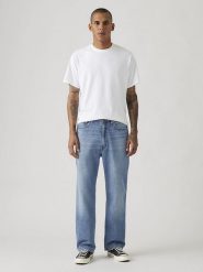 Levi's Dżinsy "565" - Straight fit - w kolorze niebieskim rozmiar: W32/L32. Niebieskie jeansy męskie Levi's. Za 155.51 zł.